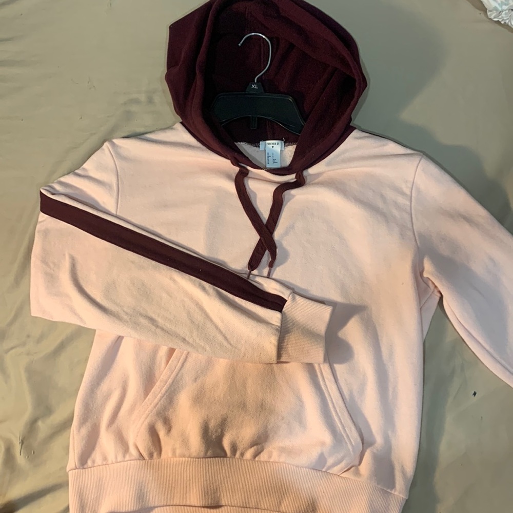 Womens pink hoodie